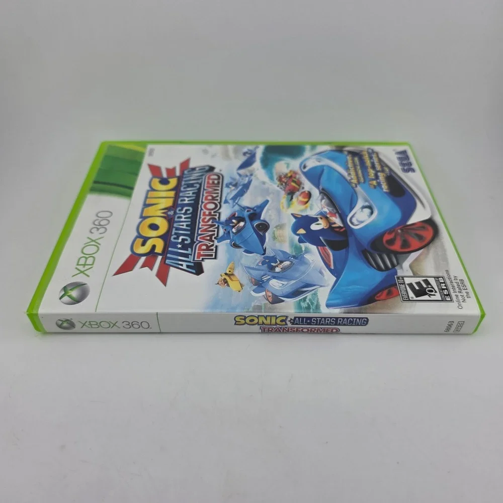 Sega Sonic & All-Stars Racing Transformed Xbox‎ 360 Game Blue Family Retro